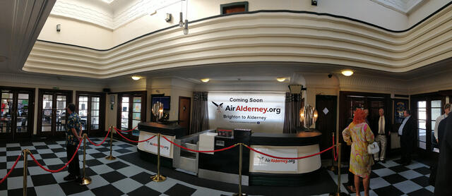 interior check-in desk